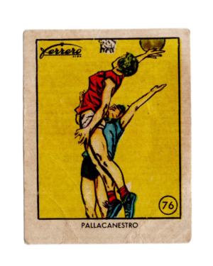 1960 Ferrero I Vincitori Delle Olimpiadi #76 Pallacanestro (Italy) front